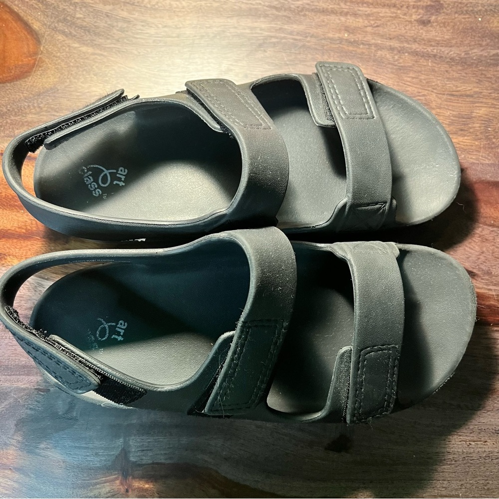 Art Class Black Kids Sandals